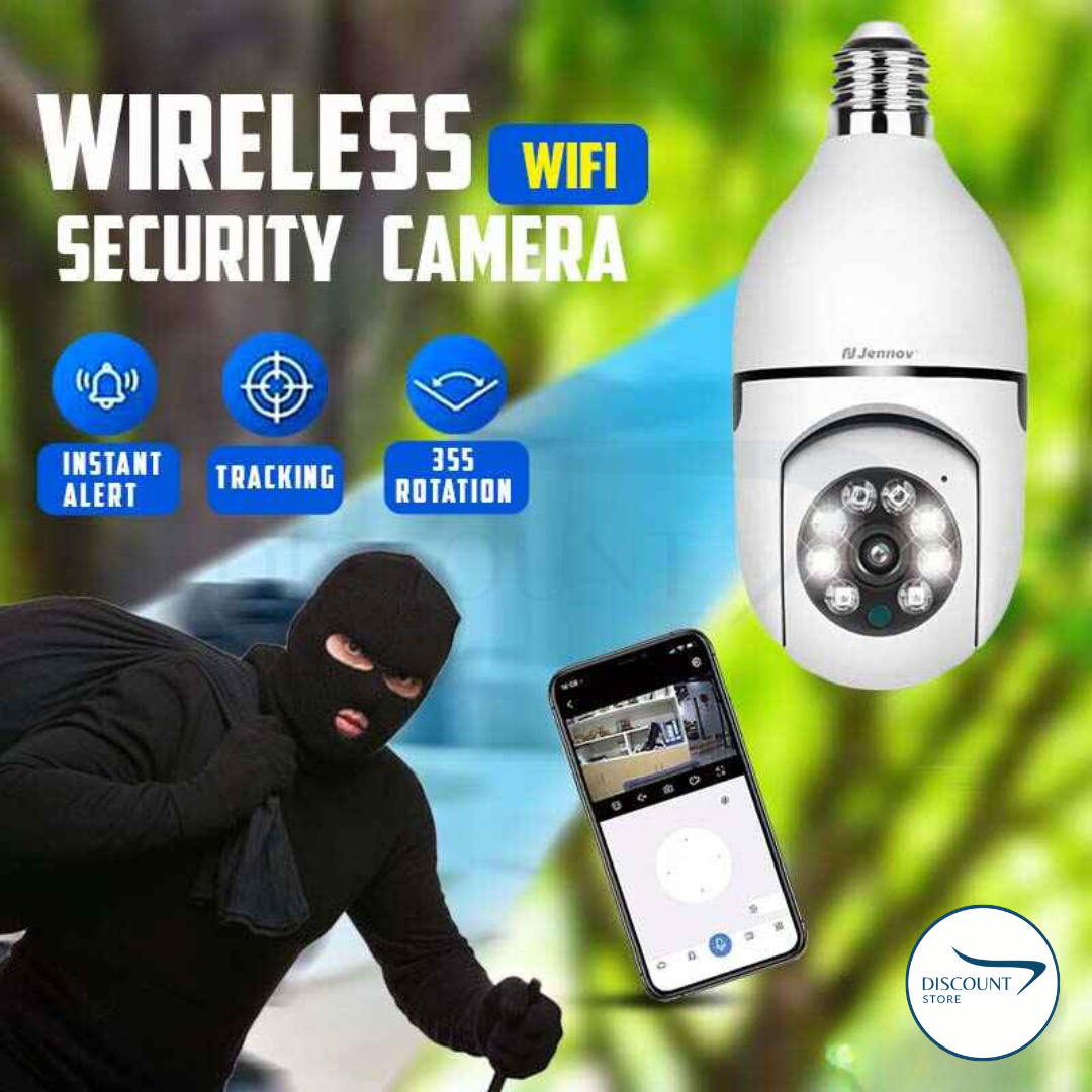 Wireless Wifi Bulb Security Camera - (IMPORTED
